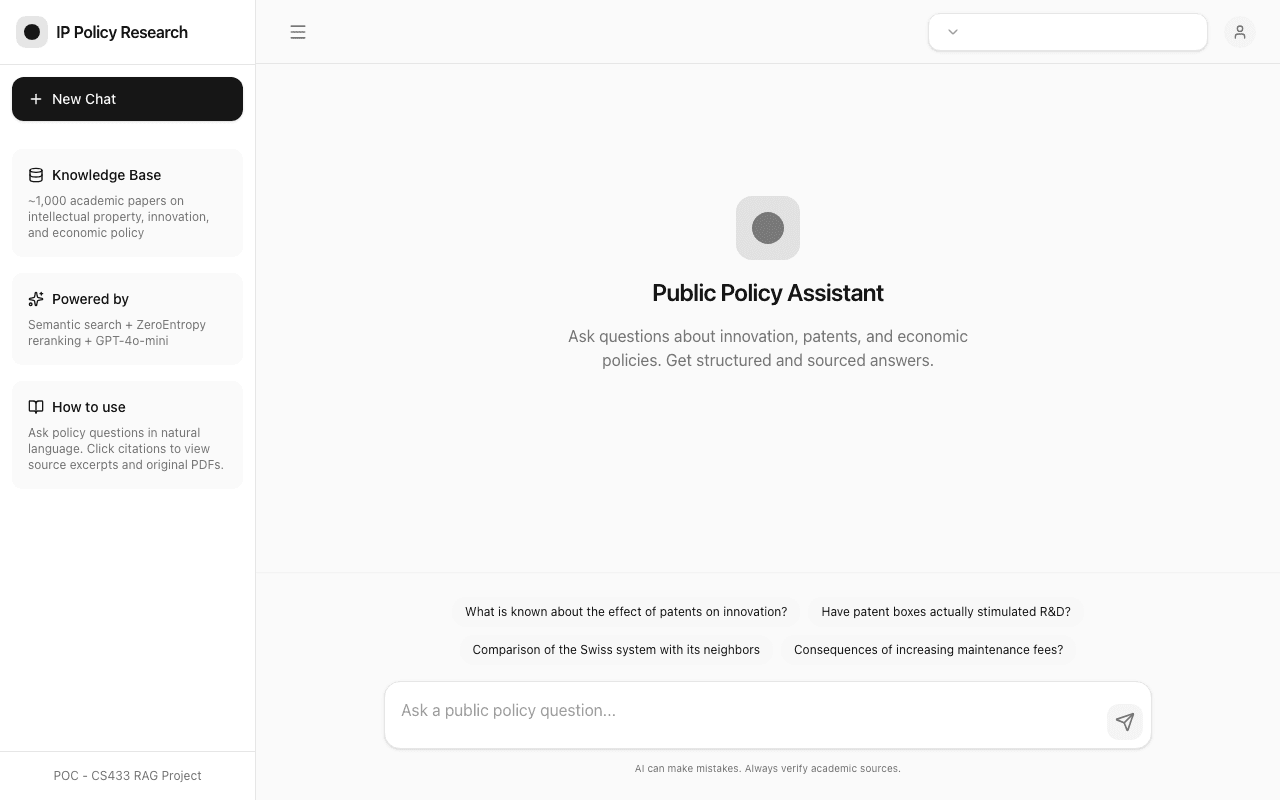 Evidence-Based Policy RAG